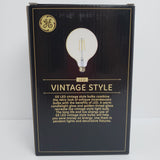 GE Vintage 60W Amber Globe Bulb