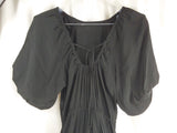 A New Day Black Puff Sleeve Long Dress - Small Only