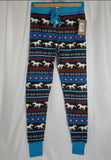 Lazy One Womens PJ Legging - Horse Fair Isle