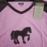 Lazy One Women's Filly Horse V Neck Nightshirt - Large/XL Only