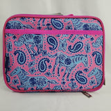 Wildkin Watercolor Ponies Lunch Box Bag - Pink/Hot Pink