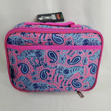 Wildkin Watercolor Ponies Lunch Box Bag - Pink/Hot Pink