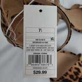 A New Day Ema High Block Heeled Pumps - Leopard Print 7.5 Only