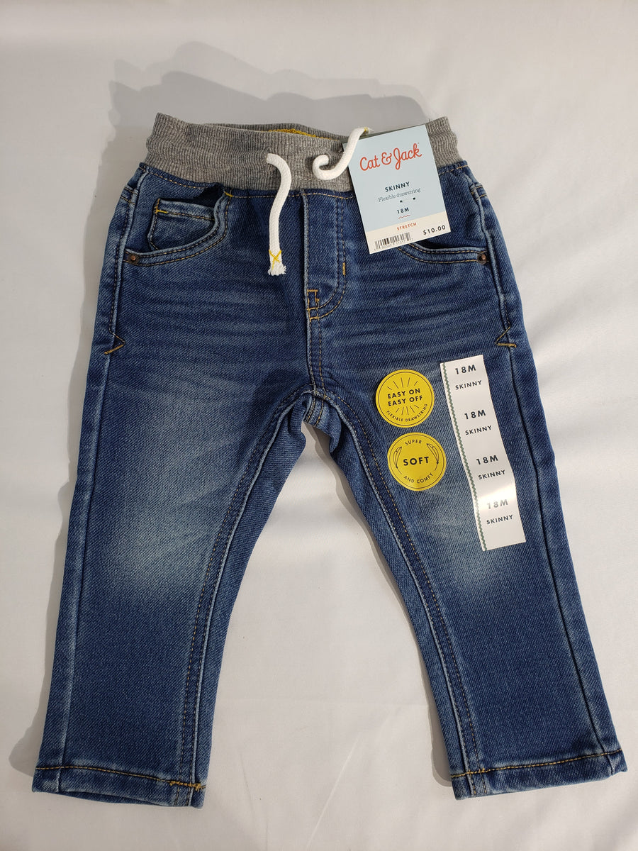 Cat & Jack Boys Skinny Stretch Jeans 18 Months – The Squirrel's Den