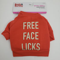 Boots & Barkley Free Face Licks Sweatshirt X-Small Only