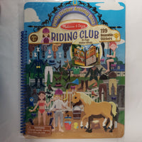 Melissa & Doug Riding Club Activity Book with 139 Reusable Stickers