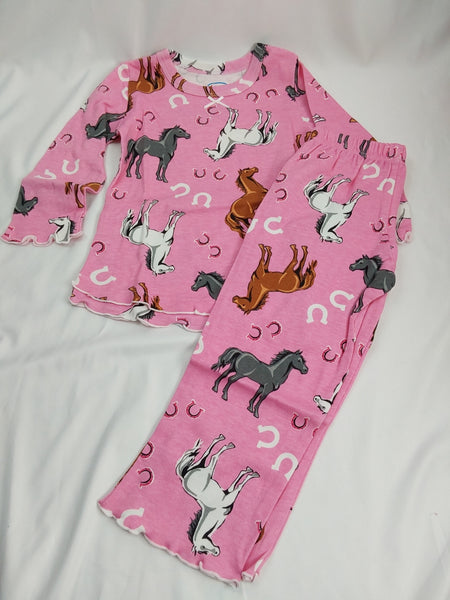 Sara's Prints Horse Pajama Pant Set