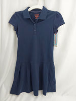 Cat & Jack Girls School Uniforms Pleated Tennis Dress Navy Blue Medium (7/8)