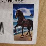 Beach Towel 30" x 60" Horse On Beach with Big Moon