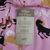 Lazy One Women's Giddy Up Horse Yoga PJ Pant - Large Only
