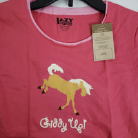 Lazy One Juniors Giddy Up Horse Tee