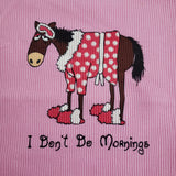 Lazy One I Don't Do Mornings Horse Tank Top Juniors