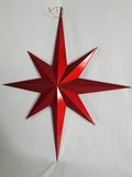 24" Red Metallic Star